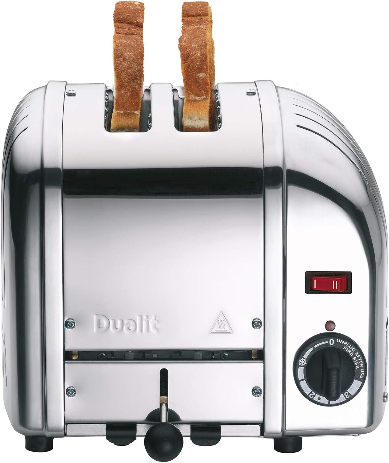 Tostapane Dualit 20245 Classic 2 fette Vario, 1200 W, Acciaio inossidabile lucidato