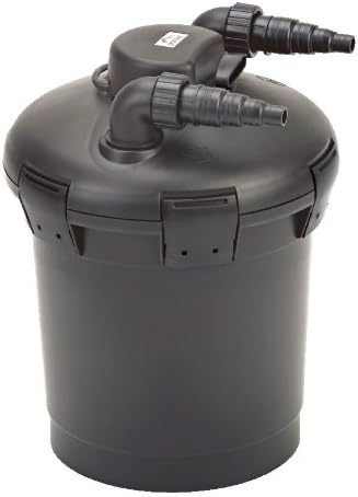 Pontec 57146 PondoPress Set 10000 - Druckfilter-Komplettset inklusive Filterpumpe und UVC-Technik / Teichfilter / Außenfilter