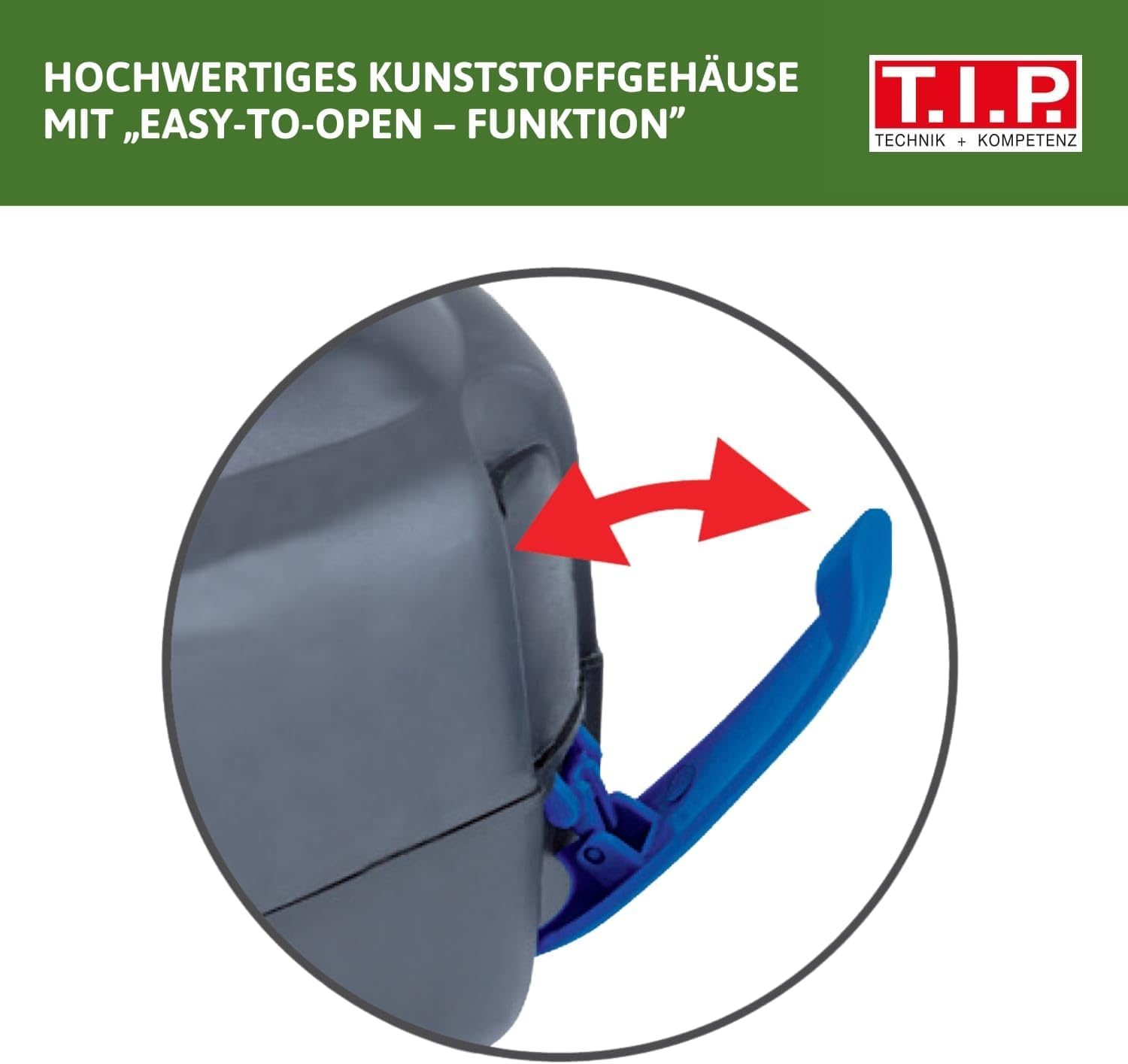 T.I.P. Teichpumpe - Bachlaufpumpe (20.000 l Teichvolumen, 8.000 l/h Fördermenge, 4,5 m Förderhöhe, Auch für Wasserfälle und Filtersysteme, intregrierter Förderleistungsregler) BPF 8000 E, 30428