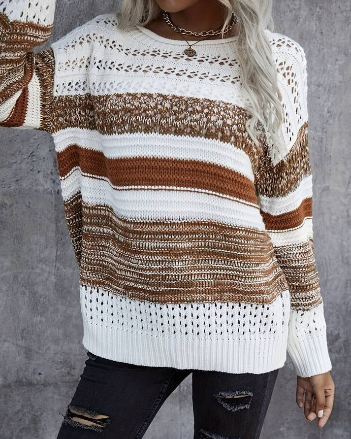 Tea - Gestreifter Pullover für Frauen