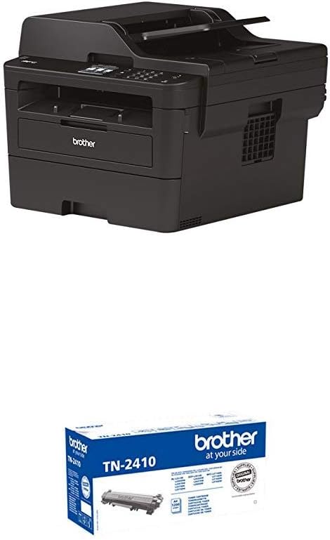 Brother MFC-L2835DW | Stampante multifunzione 4-in-1 (stampa/scansione/copia/fax) Laser monocromatica – Wi-Fi ed Ethernet – Alimentatore automatico documenti (ADF) da 50 fogli – Velocità di stampa di 32 pagine