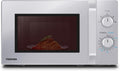 Forno a microonde a libera installazione Toshiba MW2-MM20PF(BK) / microonde singolo / 20L / 800W / 5 livelli di potenza con pratica funzione di scongelamento/illuminazione interna a LED/Nero