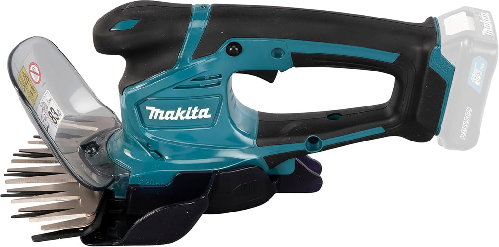 Makita UM600DSMEX Akku-Gras-Strauchschere 12V max, 4,0 Ah, 2 Akkus BL1041B, Ladegerät DC10SB, inklusive Schnittgutsammler