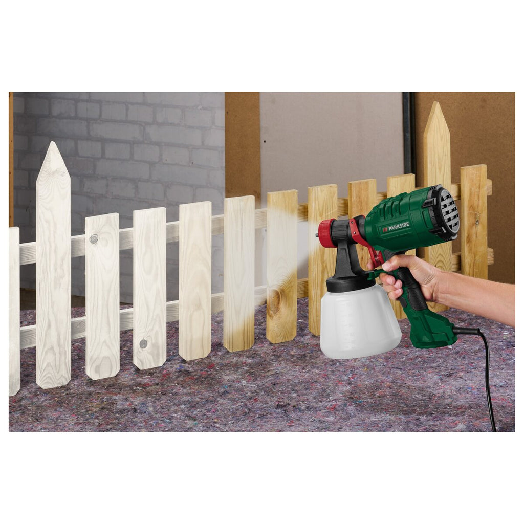 PARKSIDE® Pistola a spruzzo HVLP «PFS 450 B1», 450 W, incl. 4 ugelli - Articolo di seconda scelta come nuovo