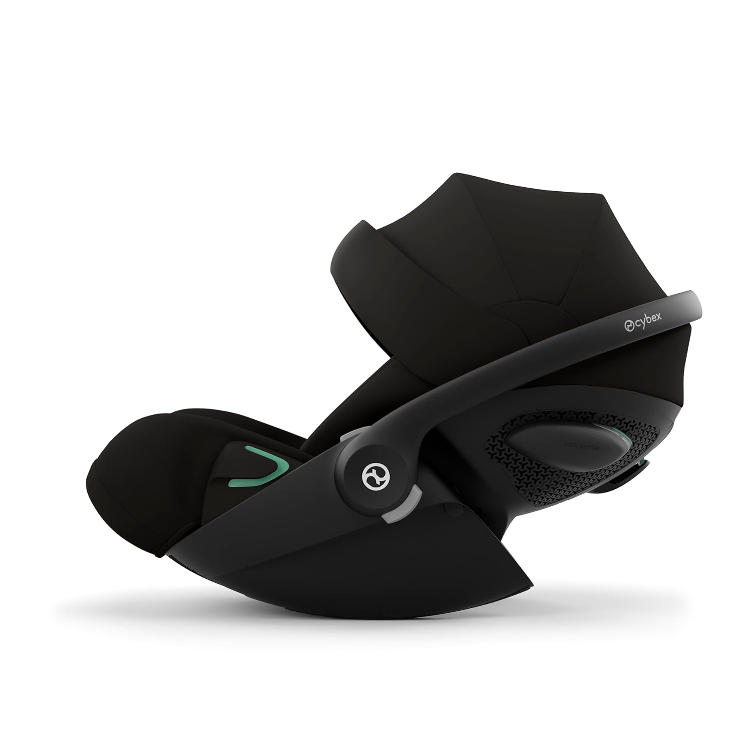 CYBEX Gold Seggiolino auto Cloud G i-Size Comfort, con riduttore per neonato, dalla nascita a circa 24 mesi, per bambini da 40 cm a 87 cm, max. 13 kg, Moon Black