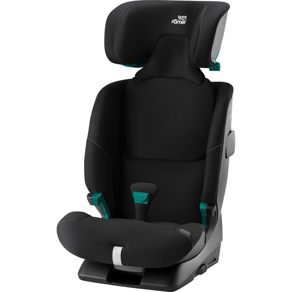 BRITAX RÖMER Seggiolino auto ADVANSAFIX 2 Z-LINE, per bambini da 76-150 cm (i-Size) con e senza ISOFIX, 15 mesi a 12 anni, Space Black