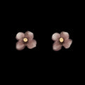 Lignum Vitae (Guaiaco) - Orecchini a perno piccoli