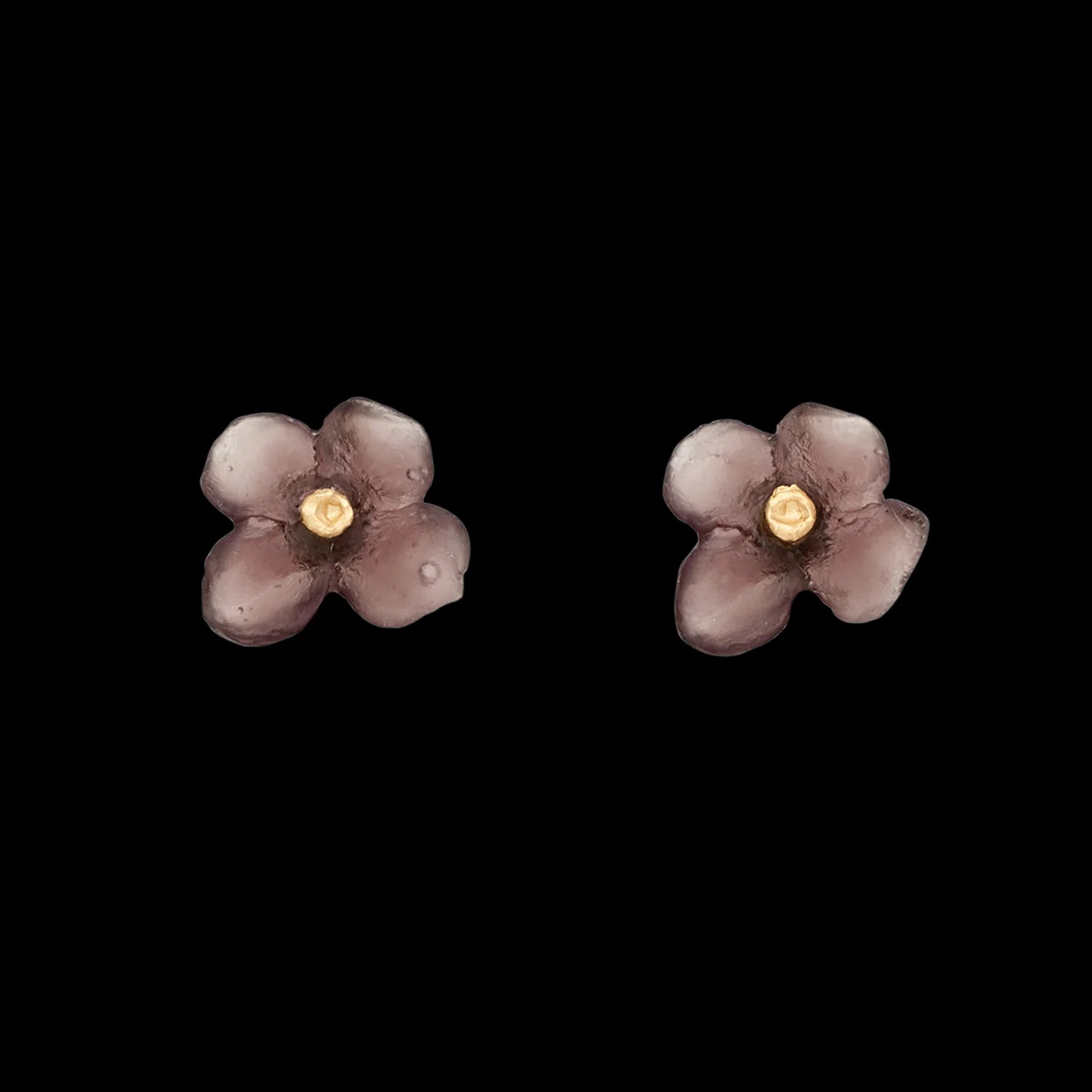 Lignum Vitae (Guaiaco) - Orecchini a perno piccoli