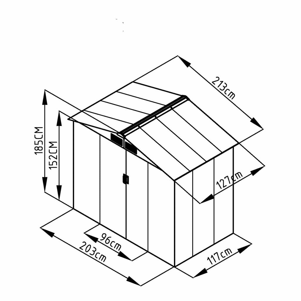 Fornorth Gerteschuppen, 2.71m2