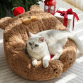 KittyDream – Lettino morbido per gatti a forma di mela per accoglienti rifugi