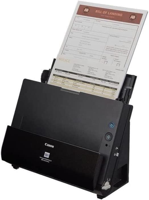 Canon DR-C225 II - Scanner di documenti imageFORMULA (duplex, alimentazione, colore, 600dpi, 25 ppm, PDF OCR, compatto, nero)
