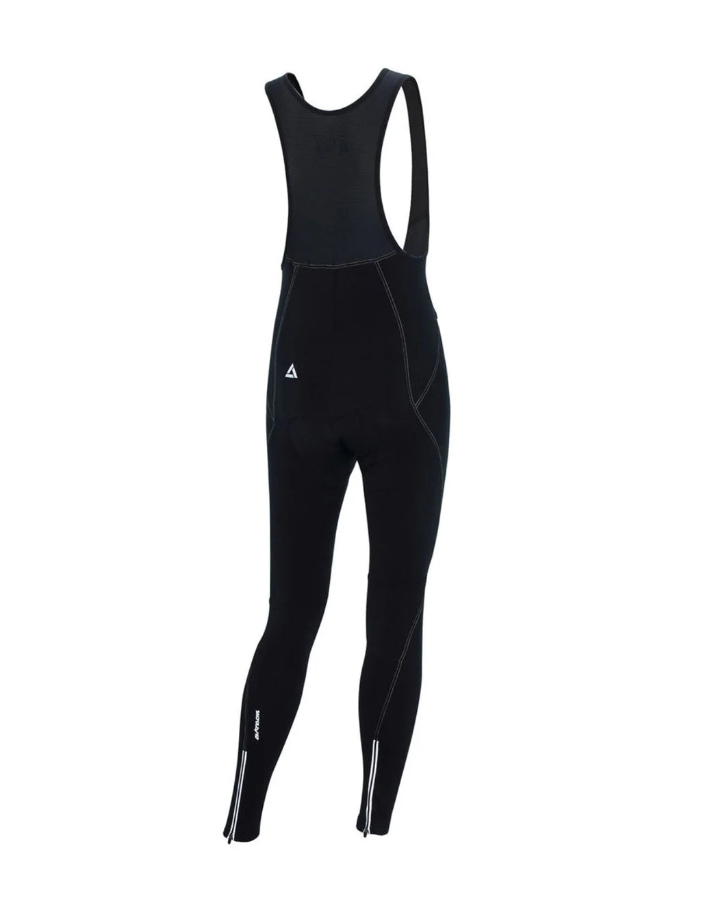 Herren Thermo Fahrradhose Lang Trgerhose Comfort Line Schwarz Silber