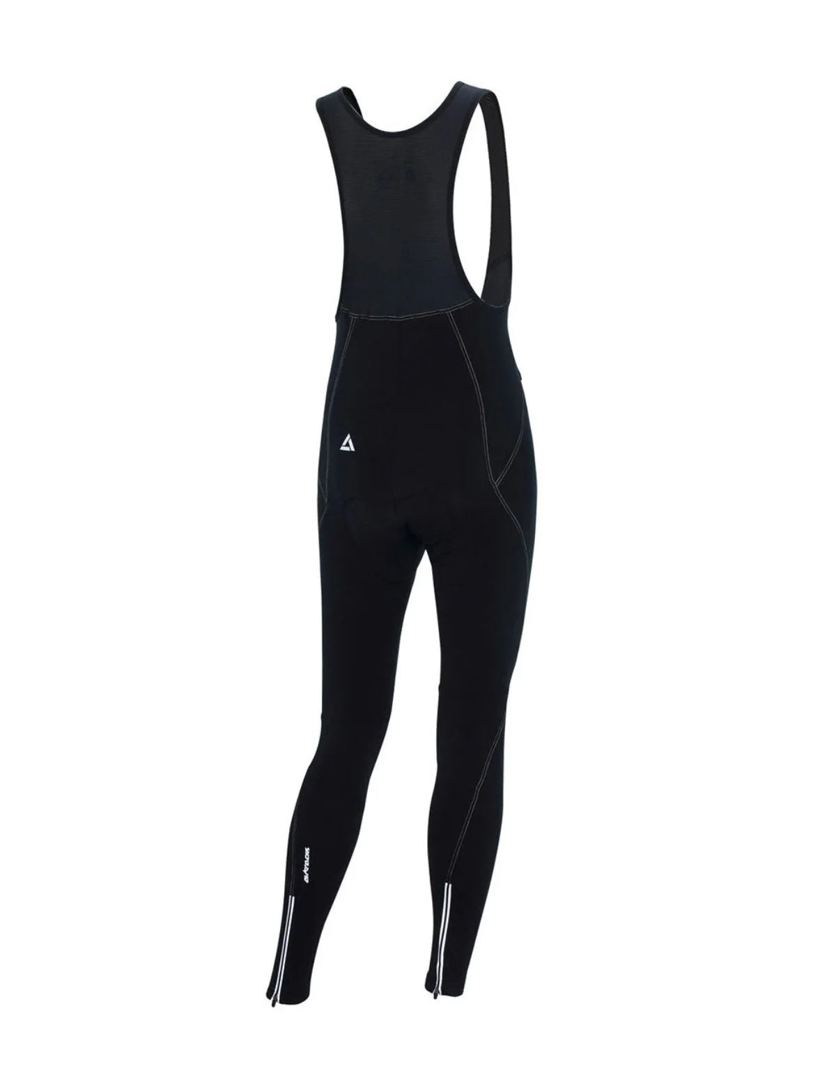 Herren Thermo Fahrradhose Lang Trgerhose Comfort Line Schwarz Silber