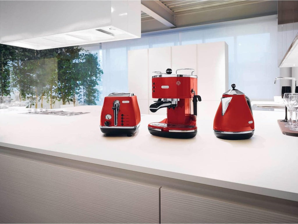 De'Longhi ECO 311.R Icona Vintage Kaffeemaschine, rot