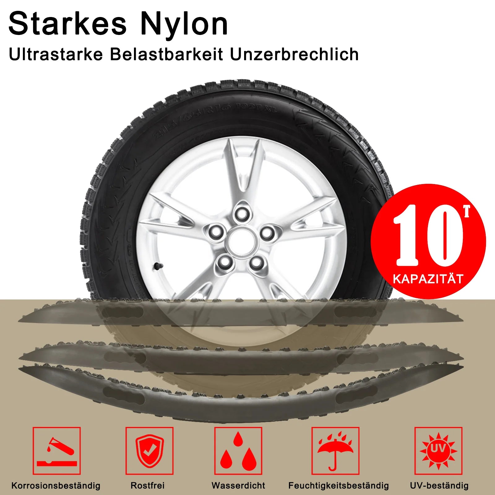 Sonnewelt Anfahrhilfe Recovery Board Offroad Tracks 2 Stück