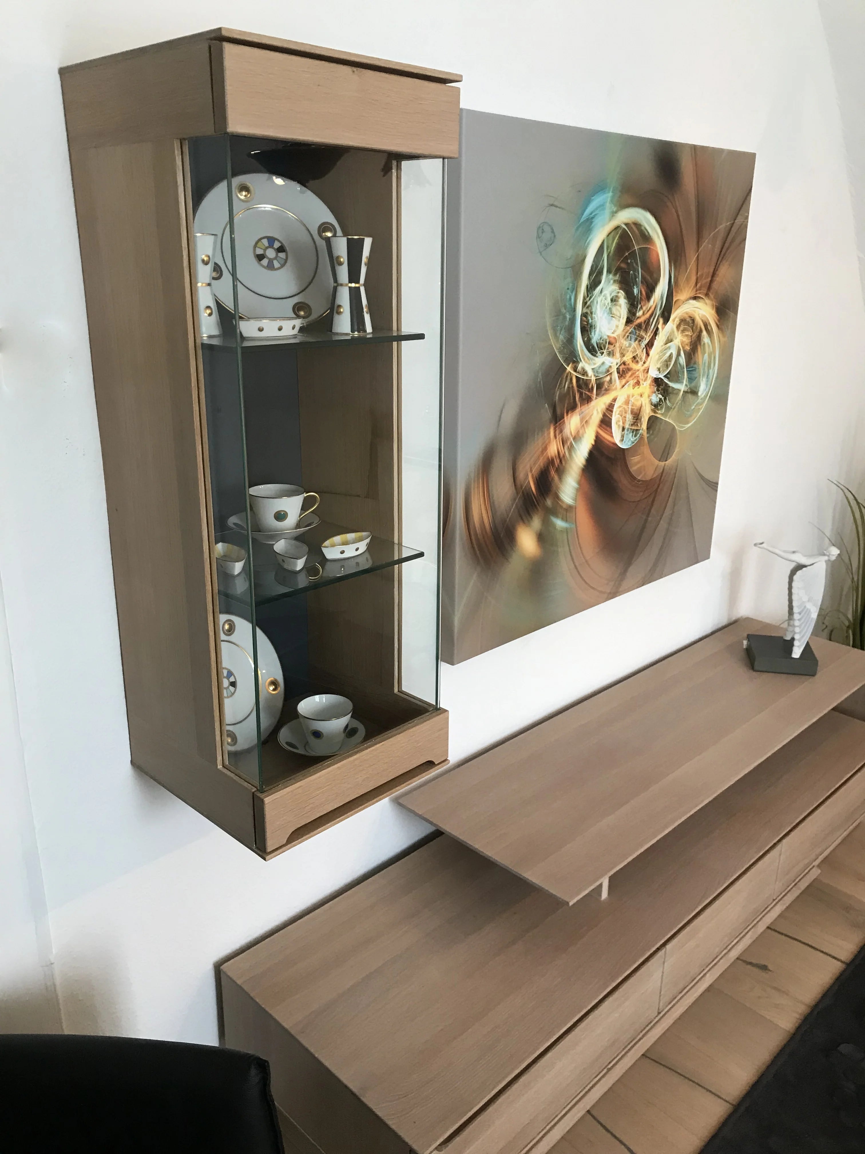 Parete attrezzata moderna Verona rovere