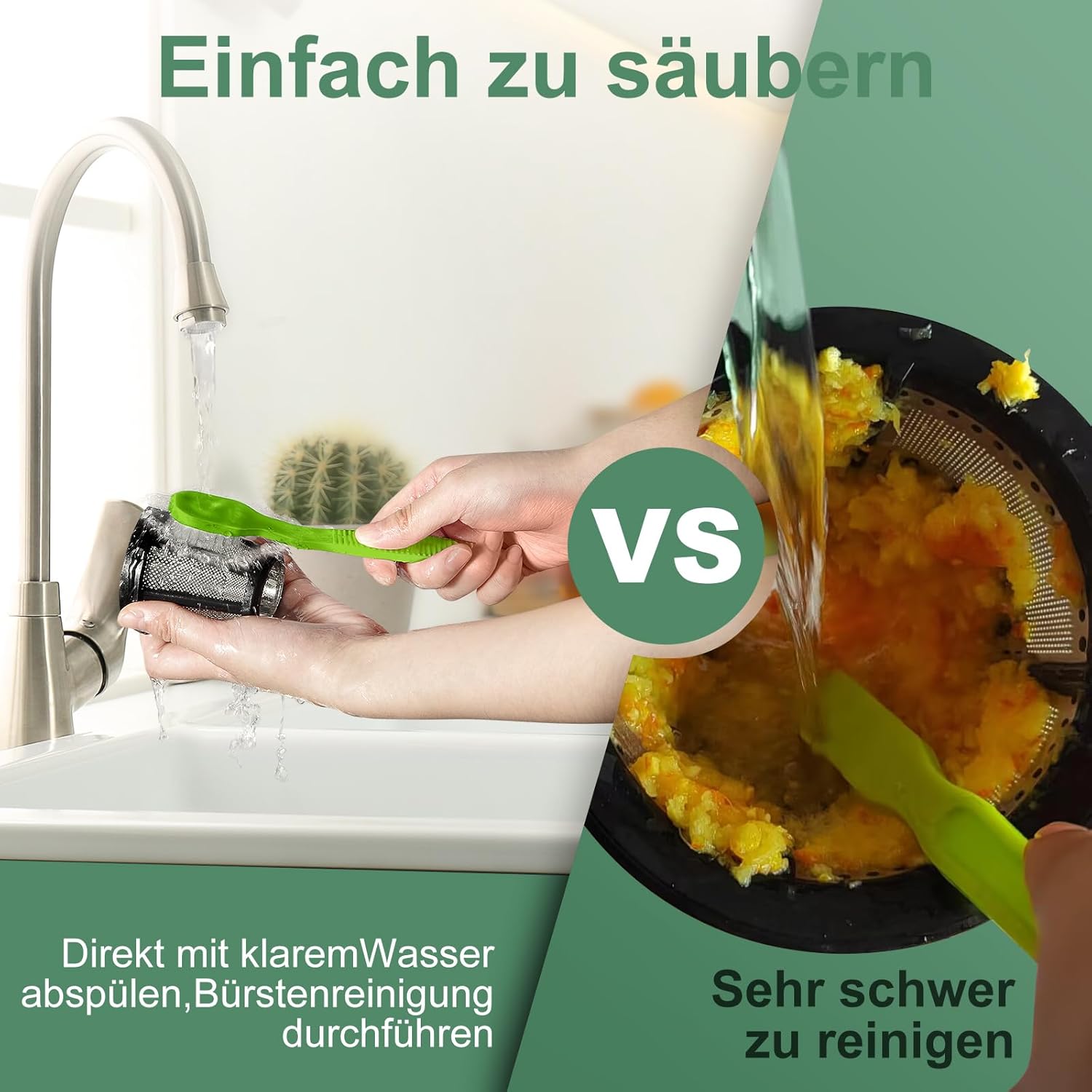 【Neues】Entsafter AOBOSI-Slow juicer mit 2 Geschwindigkeitsstufen-Entsafter gemüse und obst mit 8 stufiger Schnecke-Saftpresse mit Reinigungsbürste&2 Bechern-Obstpresse mit Reversierfunktion