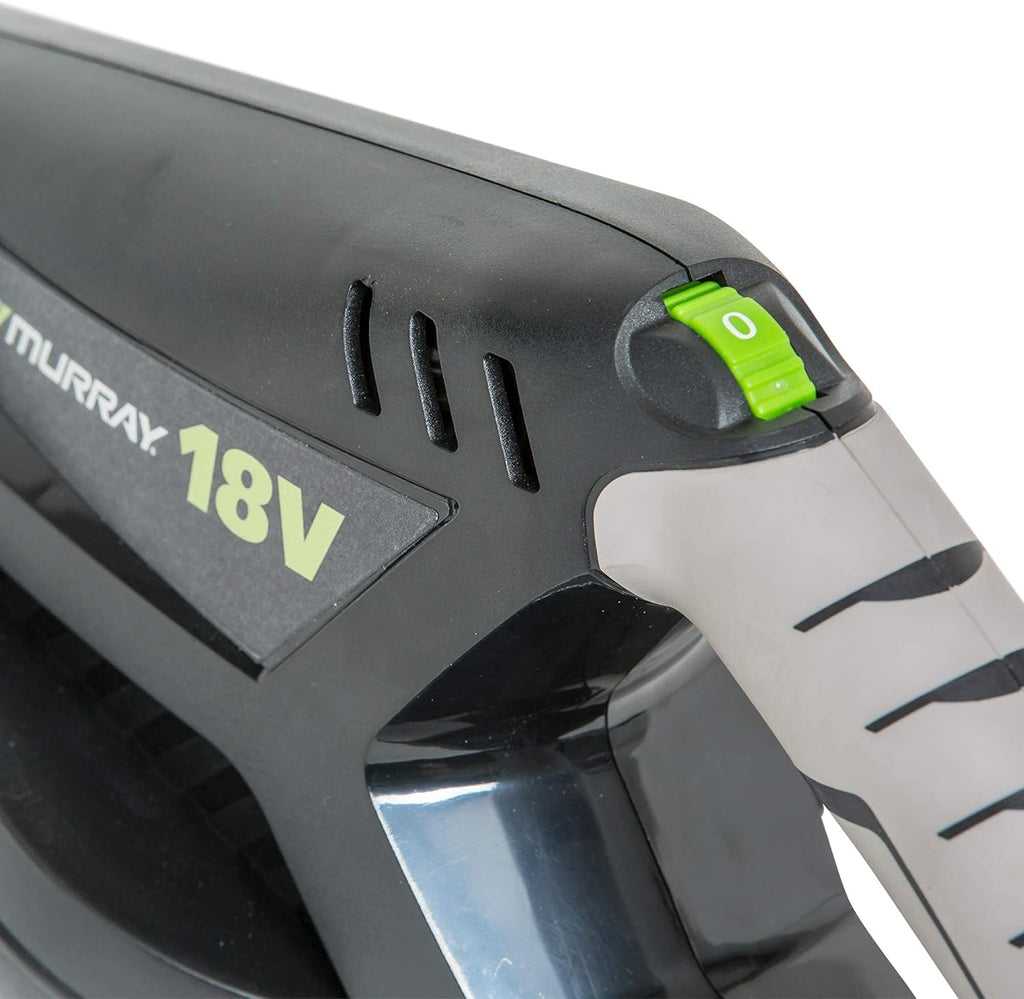 Murray 18V Lithium Ionen Laubbläser Set. IQ18LBK, inklusive 5Ah Batterie und Ladegerät, 225 km/h Blasgeschwindigkeit , 5 Jahre Garantie
