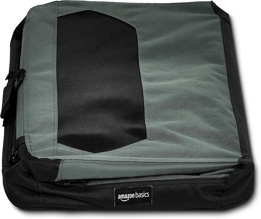 Amazon Basics – Morbida borsa pieghevole per animali domestici, 30 pollici/76,2 cm, grigia