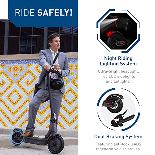 Hiboy S2 Pro Scooter Elettrico Pieghevole, Motore da 500W, Pneumatici Pieni da 10"