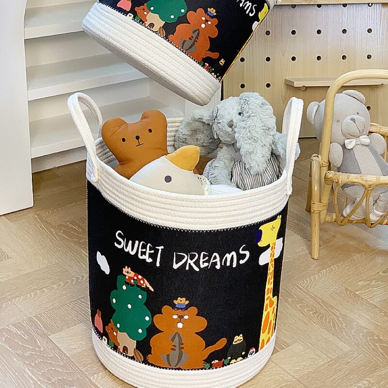 FeltNest – Cesto portaoggetti salvaspazio per giocattoli di cani e gatti