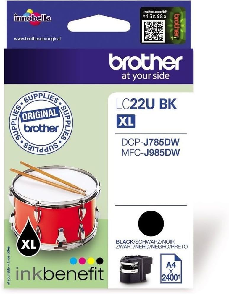 Brother MFC-L2835DW | Stampante multifunzione 4-in-1 (stampa/scansione/copia/fax) Laser monocromatica – Wi-Fi ed Ethernet – Alimentatore automatico documenti (ADF) da 50 fogli – Velocità di stampa di 32 pagine