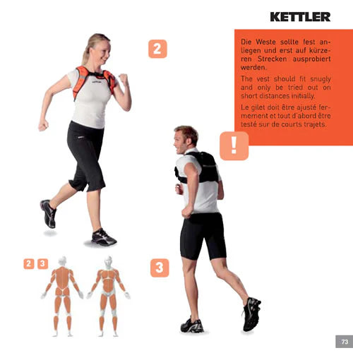Kettler Gewichtsweste 5,4kg Stretch-Nylon