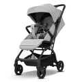 my junior® Buggy PICO³ | bis 22kg | Einhand AutoFold-Klappmechanismus | Ergonomische Liegeposition nach IGR e.V. | großes Sonnenverdeck UV50+ | Handgepäckmaß | 2 Belüftungsfenster Hazel - Black