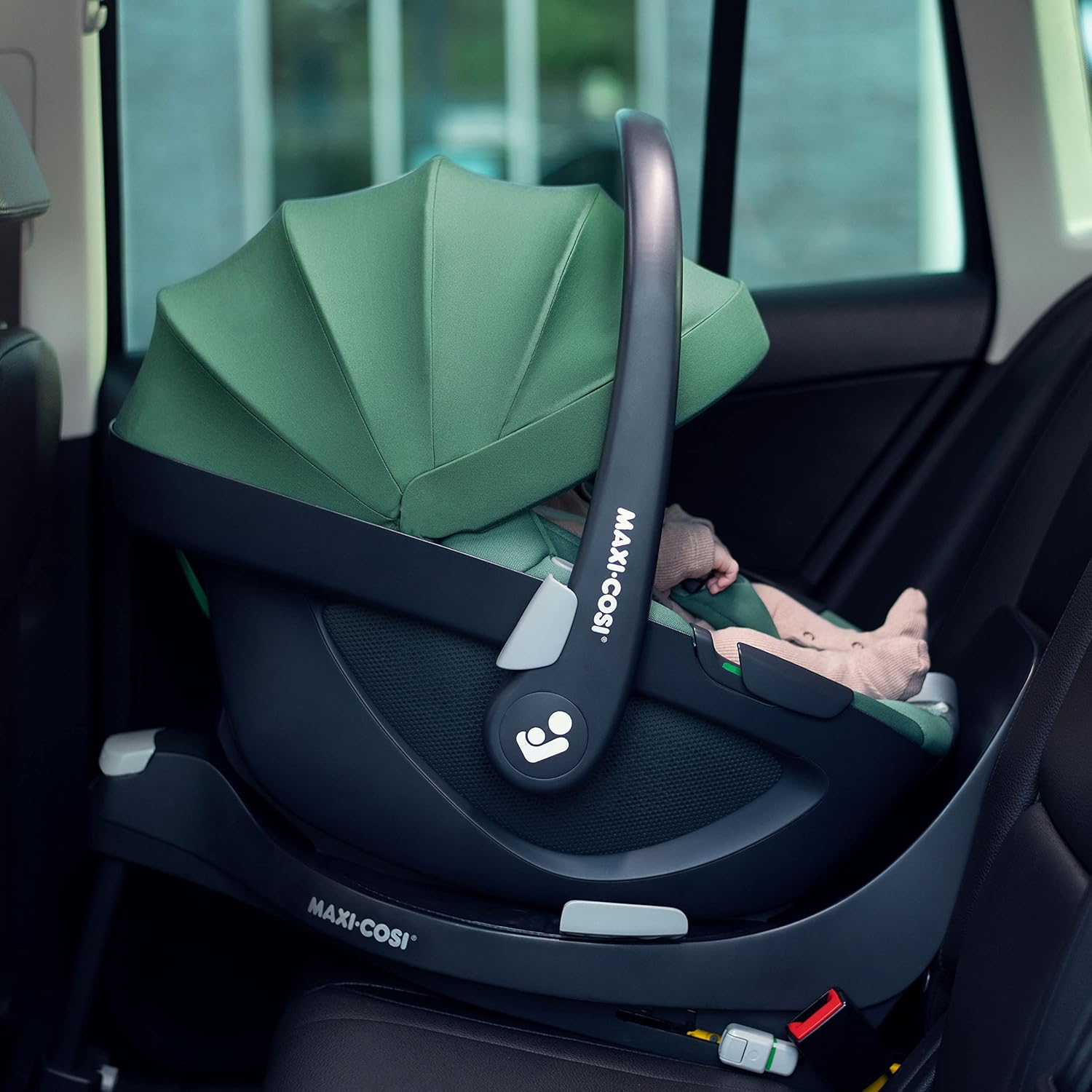 Maxi-Cosi Pearl 360 i-Size baby autositz, autositz 360 grad drehbar, 3 Monate - 4 Jahre (61-105 cm), Drehung mit nur einer Hand, ClimaFlow, Easy-In-Gurt, G-CELL, Authentic Black