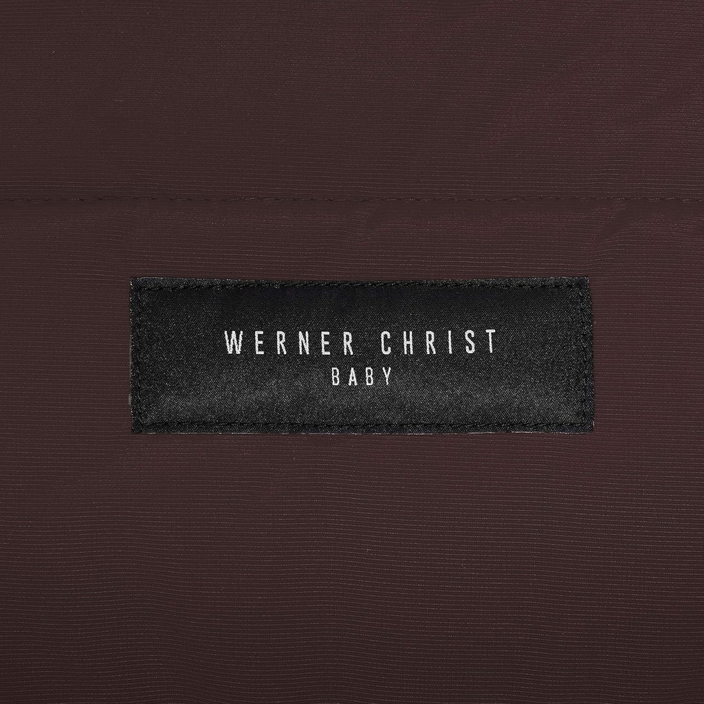 WERNER CHRIST BABY, Kinderwagen-Fußsack CORTINA – Thermo Winterfußsack (Kinder ab 6 - bis 36 Monate), mit herausnehmbarer Lammfelleinlage, medizinisches Fell, in Black (schwarz)