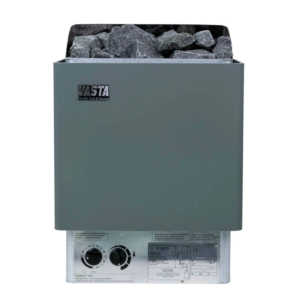 Vasta Stufa elettrica per sauna Spark 8kw, controllo fisso, 7-12m3