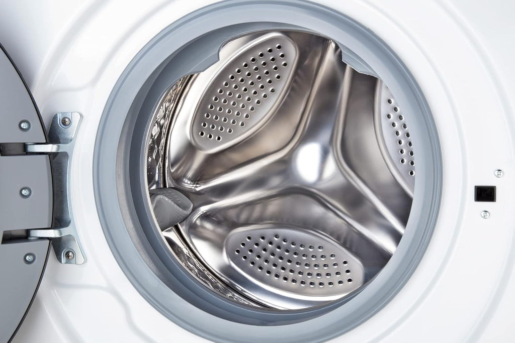 Lavasciuga Midea MF200D86WB-14EAS, 8/6kg lavaggio/asciugatura, Motore Inverter, Refresh, 60 min. Lavaggio e Asciugatura, Steam Care, Turbo Wash, 48 cm profondità, Controllo APP, AquaStop