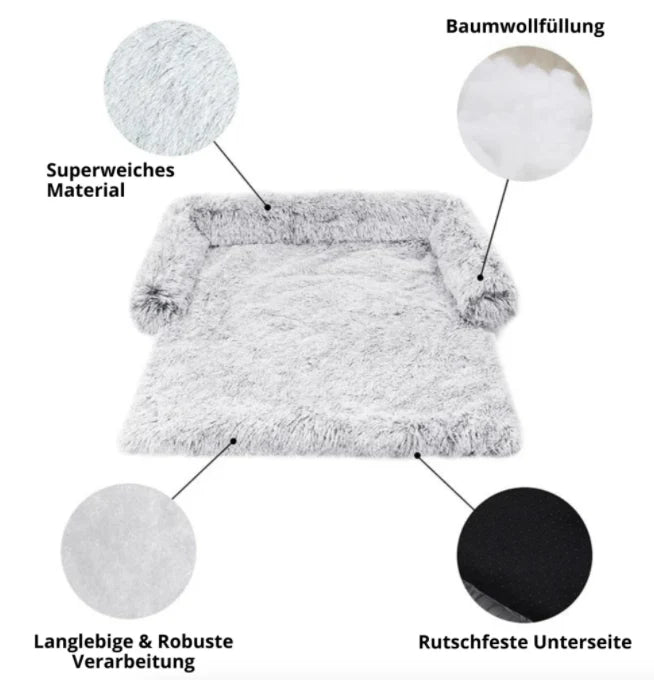 Kuscheliges Hunde-Sofabett Wolkenparadies – Wasserdicht, leicht waschbar & komfortabel