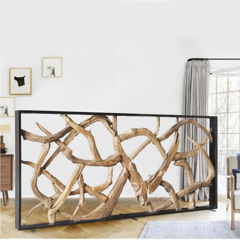 MAZE Divisorio in legno 220 cm x 100 cm