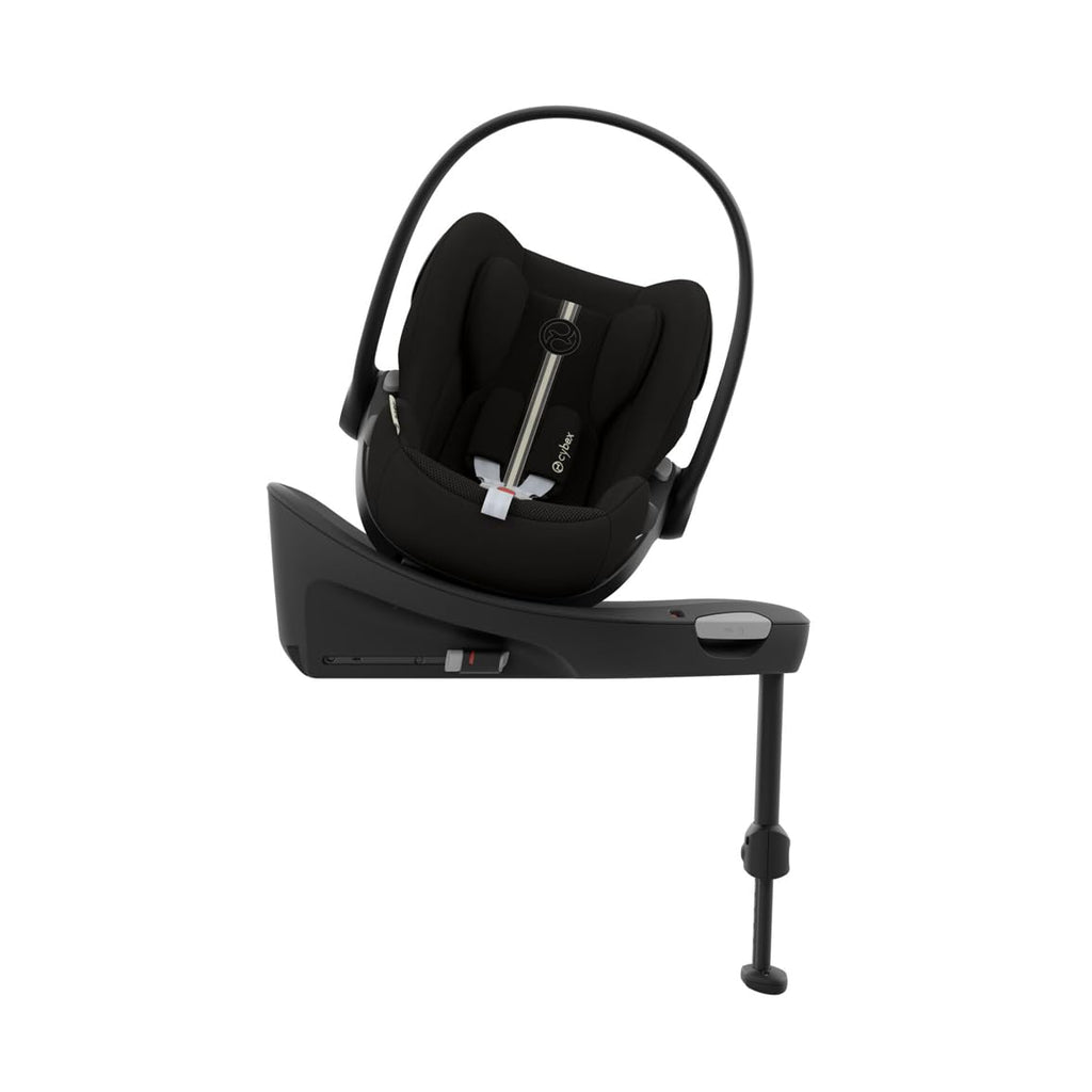 CYBEX Gold Seggiolino auto Cloud G i-Size Comfort, con riduttore per neonato, dalla nascita a circa 24 mesi, per bambini da 40 cm a 87 cm, max. 13 kg, Moon Black