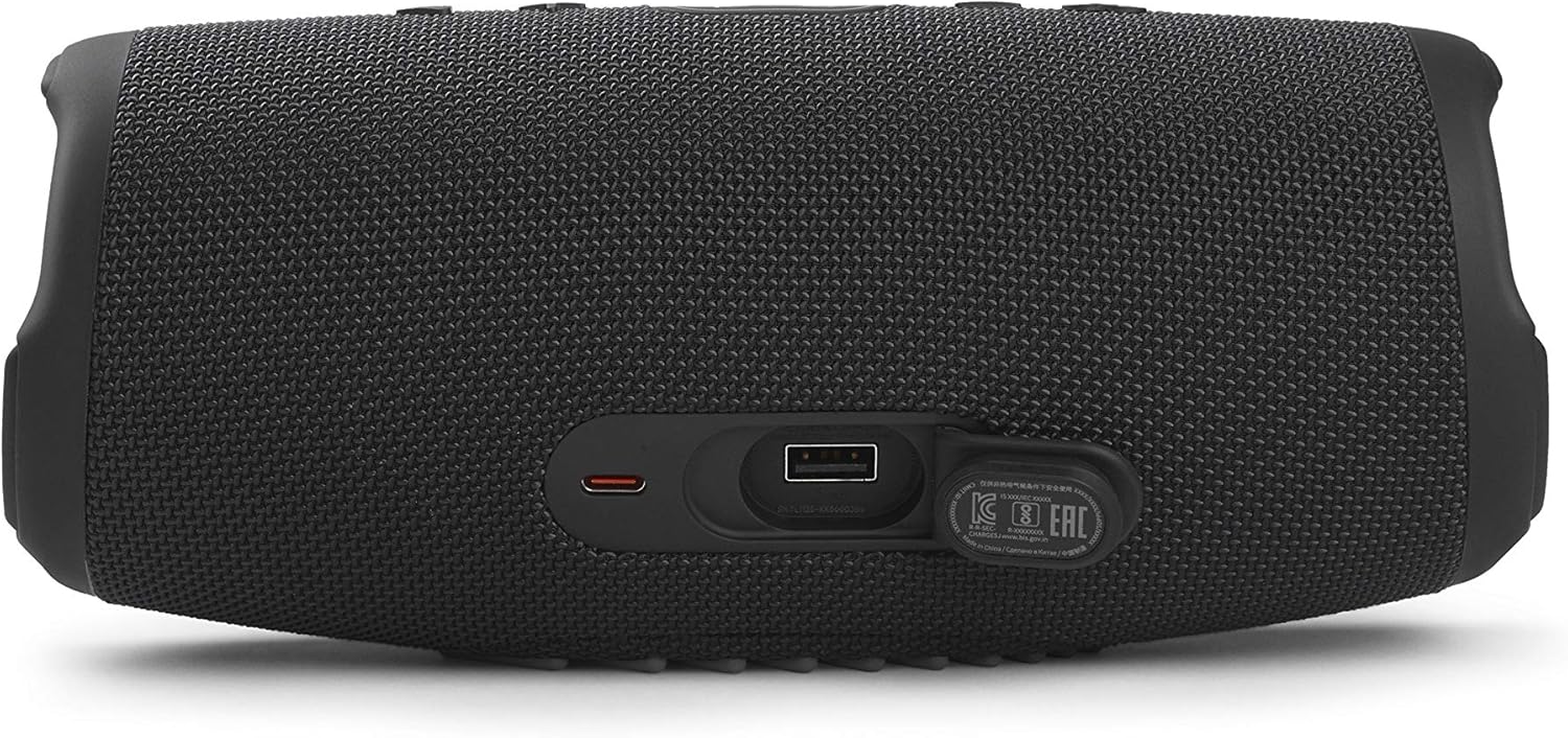 JBL Charge 5 altoparlante Bluetooth nero – Boombox portatile e impermeabile con power bank integrato – Fino a 20 ore di riproduzione musicale wireless con una sola carica della batteria