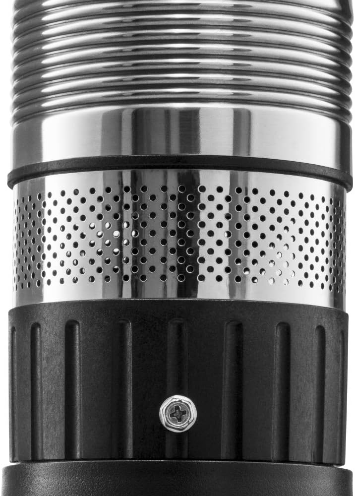 TROTEC Tiefbrunnenpumpe TDP 7501 E – Wasserpumpe mit Fördermenge 6000 l/h, 1100 W – Förderhöhe 90 m, ø 8,6 cm, IP68 für Pumpe, Edelstahlpumpe