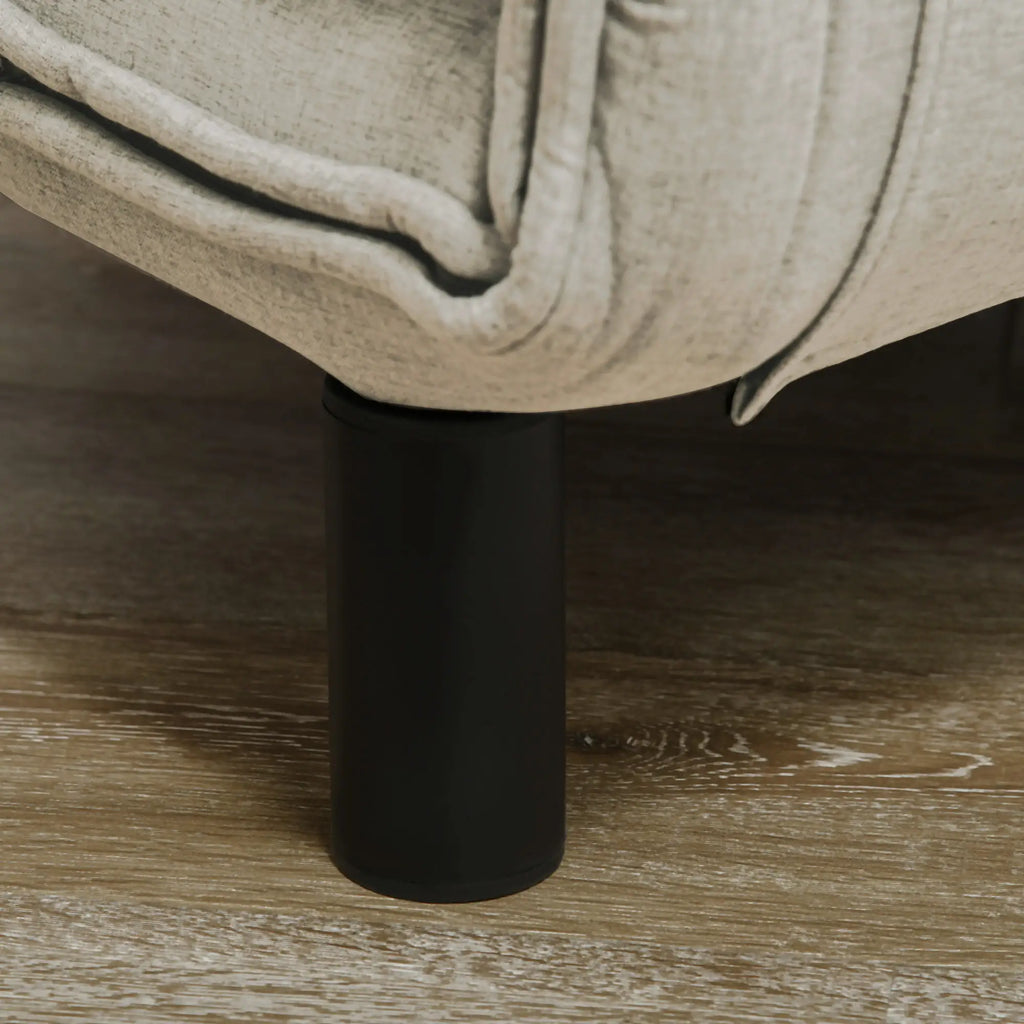 HOMCOM Schlafsessel mit Bettfunktion 3-fach verstellbar mit Rollen