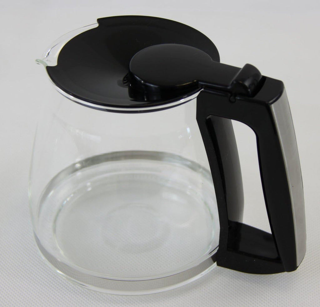 Melitta Optima Timer – Macchina da caffè con timer, macchina da caffè americano con caraffa in vetro e serbatoio dell'acqua rimovibile, per un massimo di 8 tazze di caffè, nero