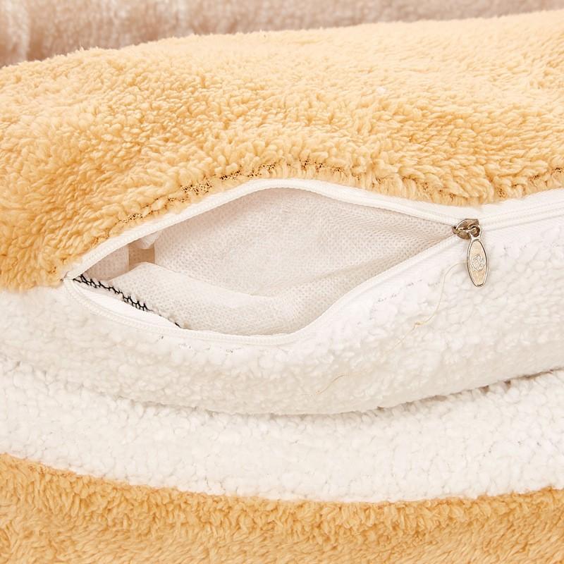 Gemütliches Bürgerfrmiges Kuschelbett mit Windschutz – Perfekter Rückzugsort für Haustiere