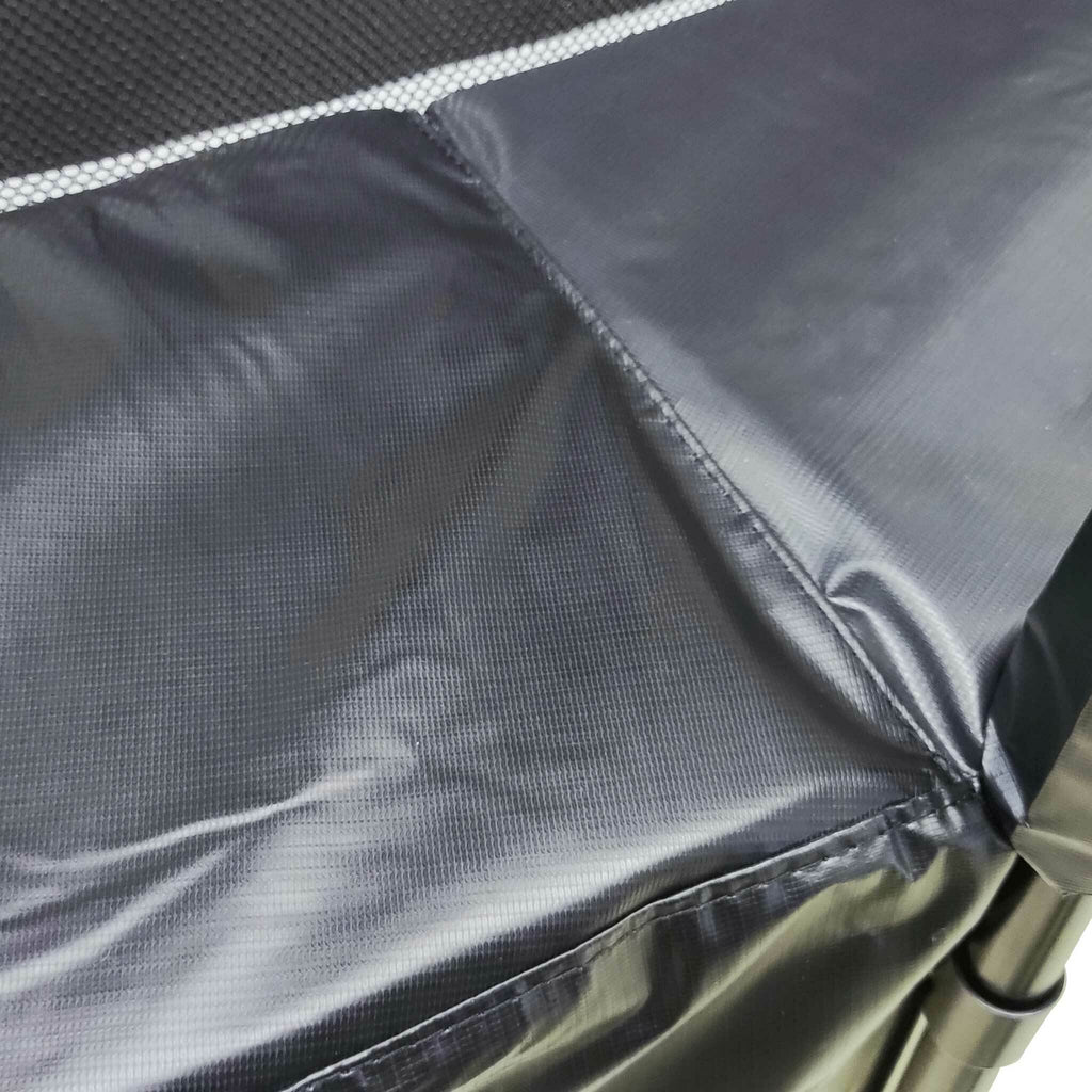 Stratos Trampolin 427cm mit Sicherheitsnetz, Premium Black Line