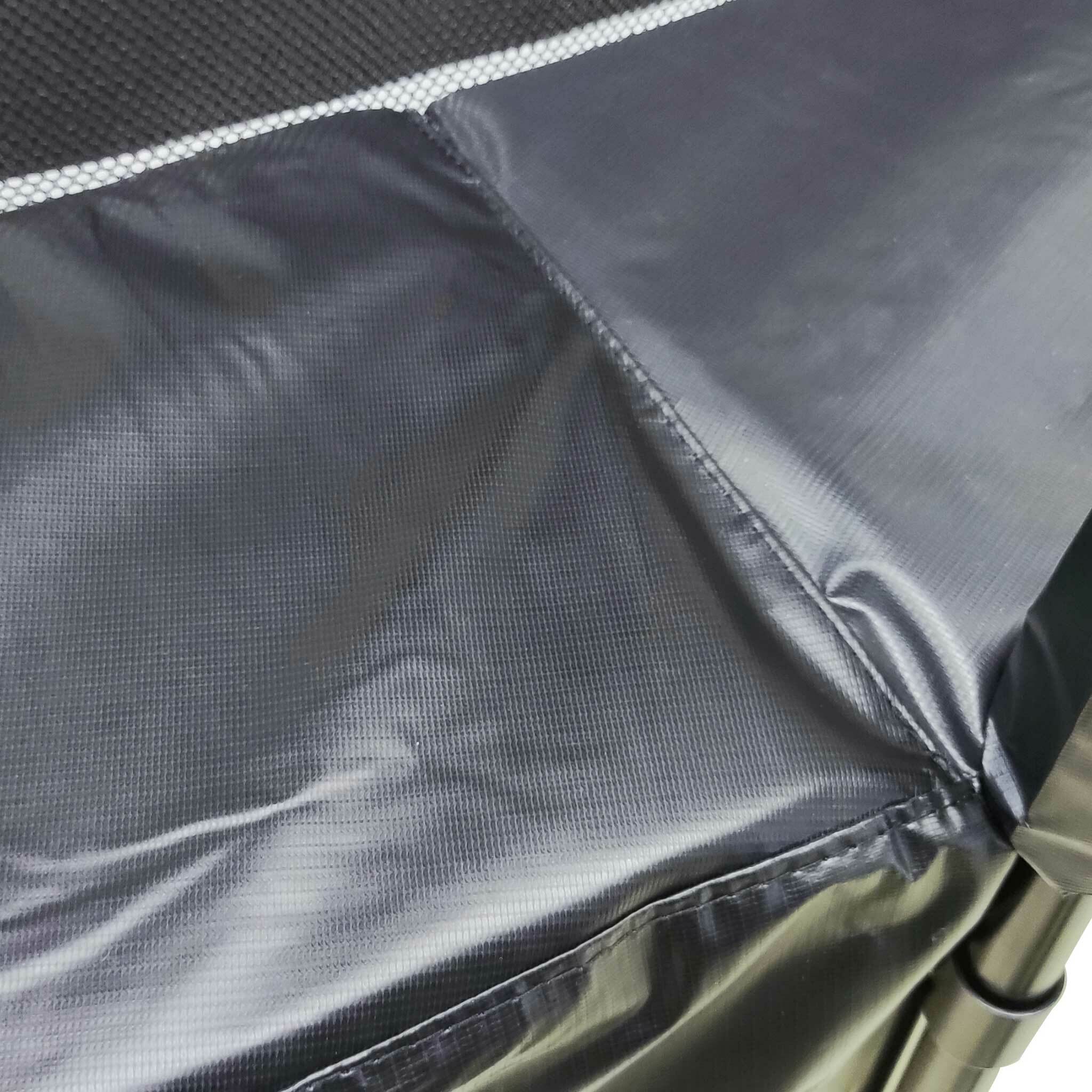 Stratos Trampolin 427cm mit Sicherheitsnetz, Premium Black Line