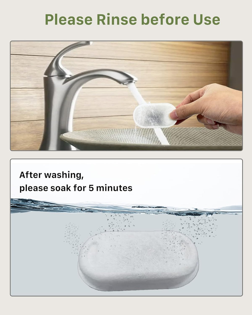 GIOTOHUN Fontana per Gatti a Forma di Rubinetto, 3.2L Fontana d'Acqua per Gatti, Pompa dell'Acqua Super Silenziosa, Filtra i Peli, Facile Smontaggio, 6 Filtri + 3 Filtri in Schiuma