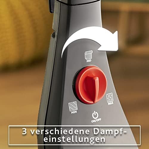 Vileda Steam Plus XXL Pulitore a vapore con PowerPad, pulizia igienica di grandi superfici, rimuove fino al 99,9% di batteri e virus, per tutti i pavimenti, confezione ecologica