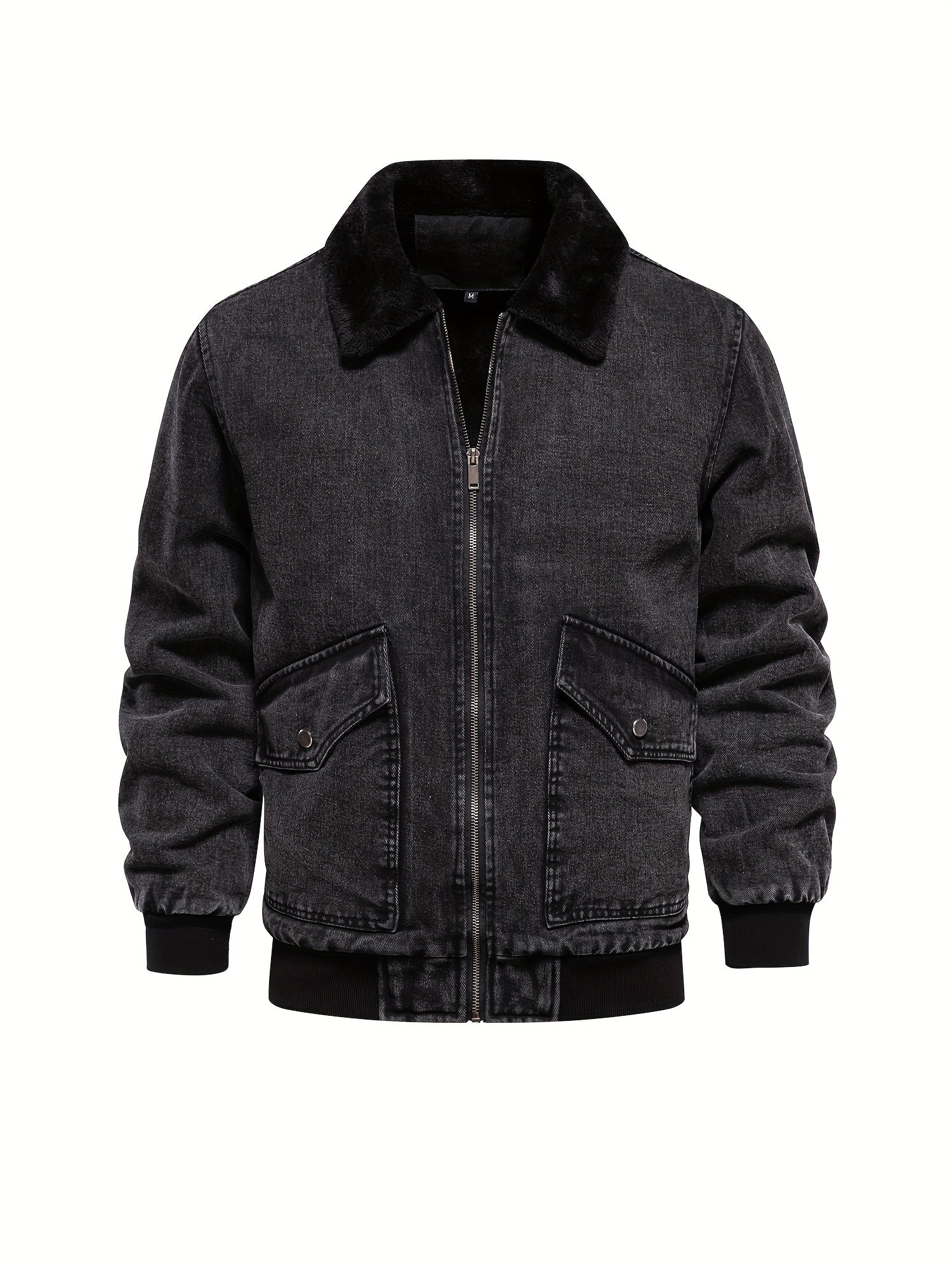 Lucas - Giacca in denim-pile da uomo