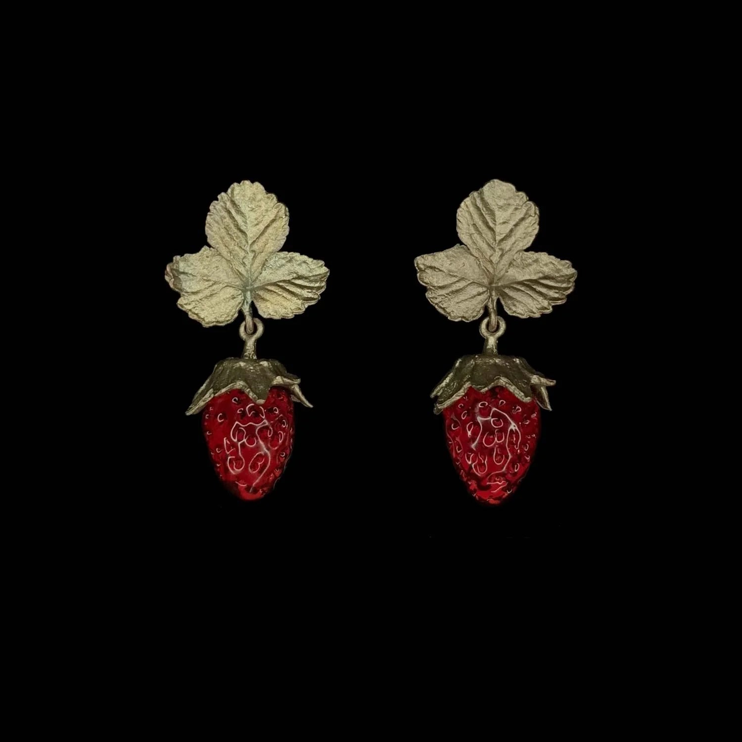 Strawberry - Orecchini a lobo piccoli
