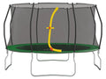 Trampolino da giardino, Ø 400 cm, con rete di sicurezza