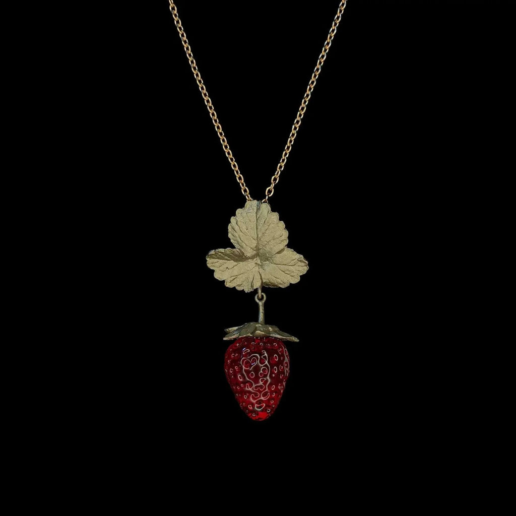 Fragola - Collana con perle grandi