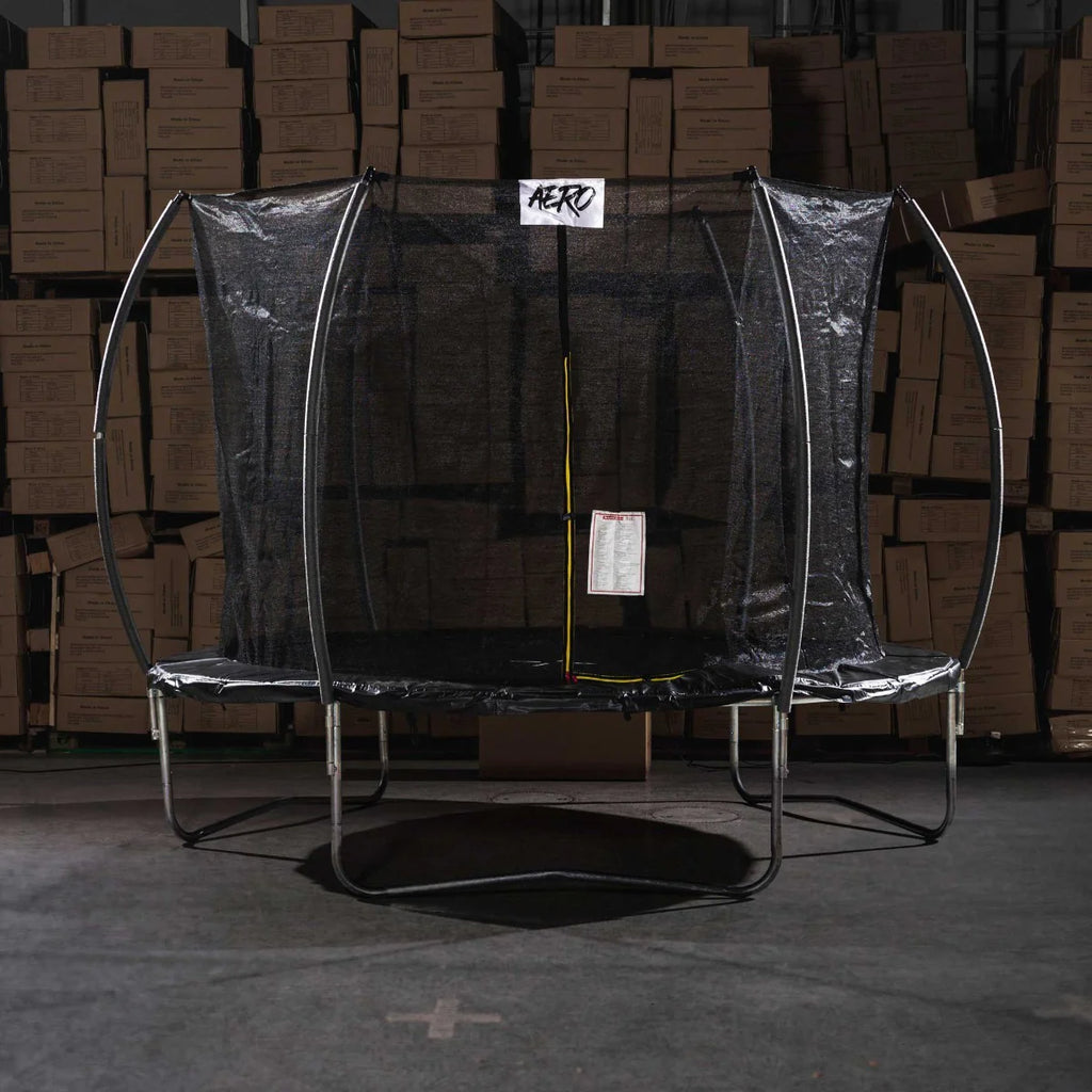Trampolino React Aero 4,27m con rete di sicurezza