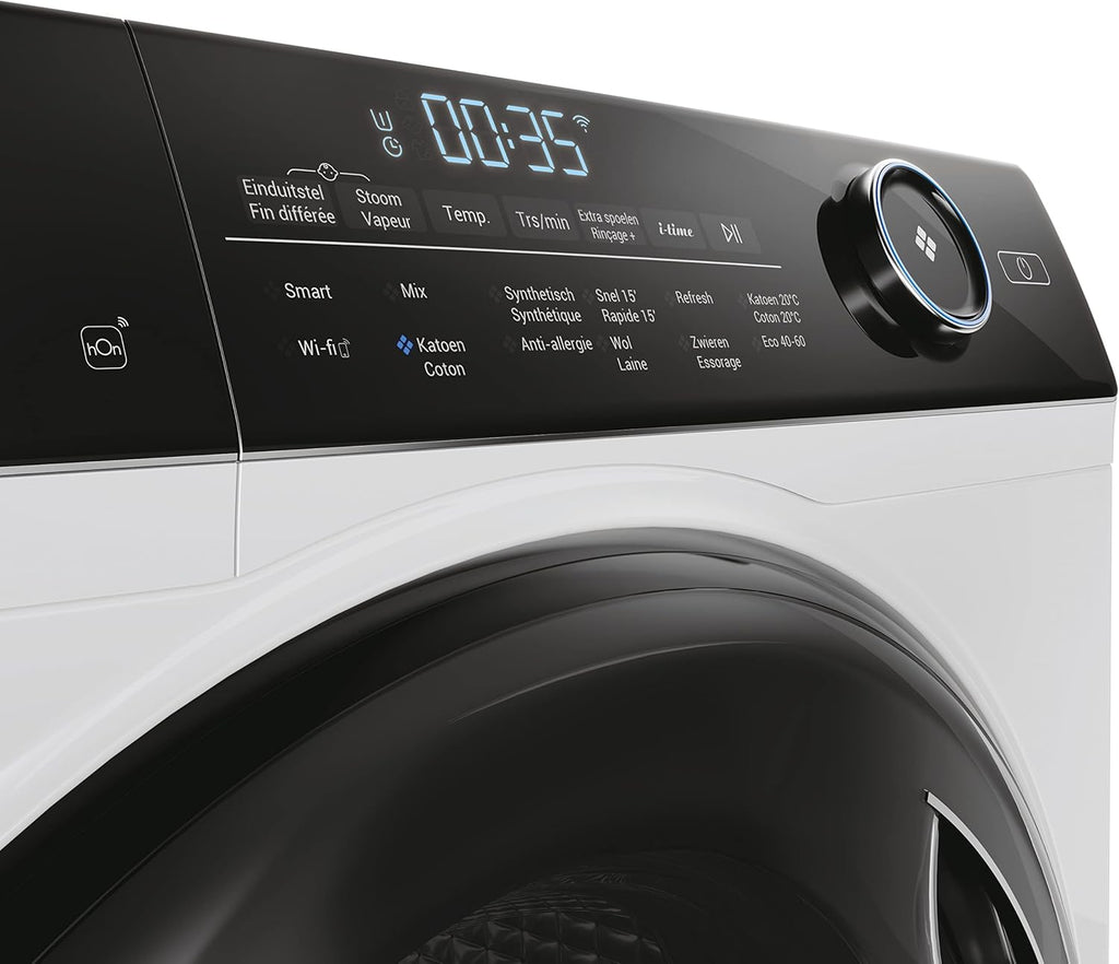 Haier I-PRO SERIE 7 HW80-B14979 Waschmaschine / 8 kg / A - beste Effizienz / Direct Motion Motor - absolut leise / XL-Trommel / Refresh-Dampfprogramm / Vollwasserschutz / ABT